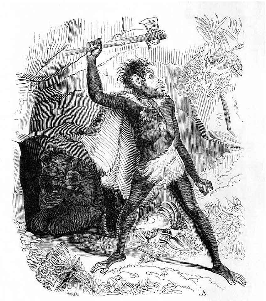 تصویر جلد کتاب داستان پاریس پیش از انسان